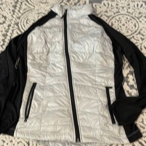 Calvin Klein performance jacket with asymmetrical zipper